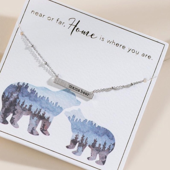Francescas Mama Bear Necklace 